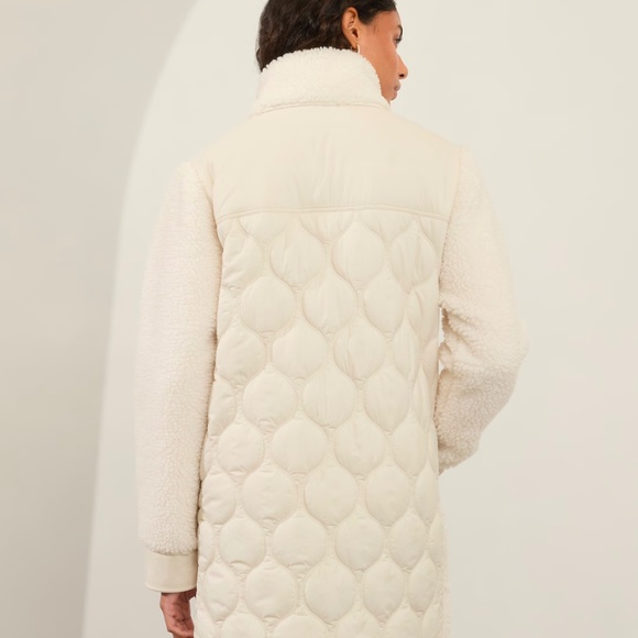 Athleta Fleece Hybrid Coat - Picture 4 of 5